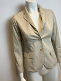 THEORY Alfie striped fitted blazer jacket Size US 2 UK 6 XS ladies