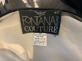 Fontana Couture Milano 1915 Silk Blouse Size I 40 US 4 UK 8 S small ladies