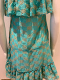 Summer Green Broderie Anglaise Dress Size M medium ladies