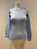 Helly Hansen Womens Long Sleeve Top Sportswear in Blue Size S small ladies