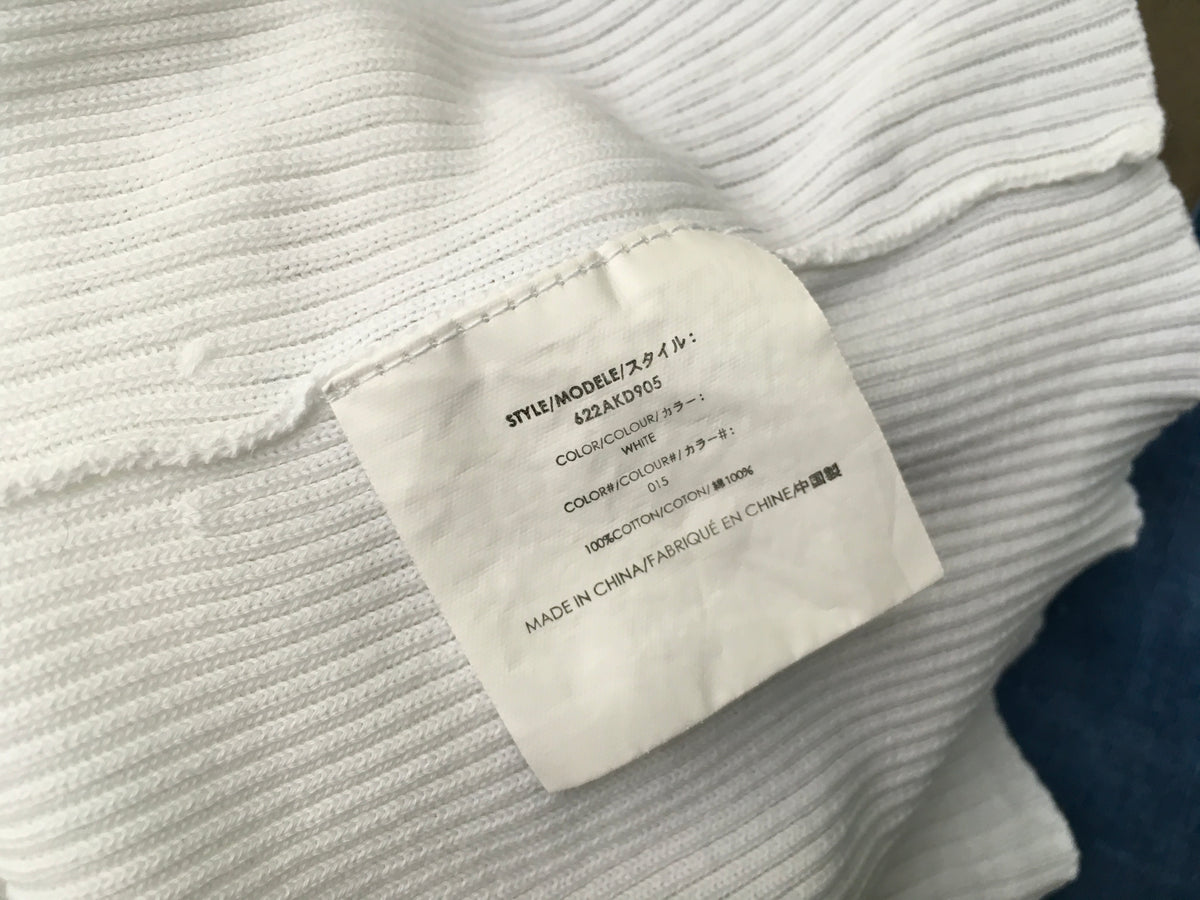 Michael Kors White Basic Tank Top Slim Fit TOP Size S Small