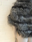 Birger Christensen Fox Fur Capelet Bolero Cropped Cape Ladies