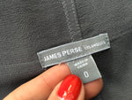James Perse Los Angeles 3/4 Short Sleeve Blouse Top Size 0  Ladies