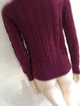 Loro Piana Ladies BABY CASHMERE Cable Knit Jumper Sweater Pullover I 42 Ladies