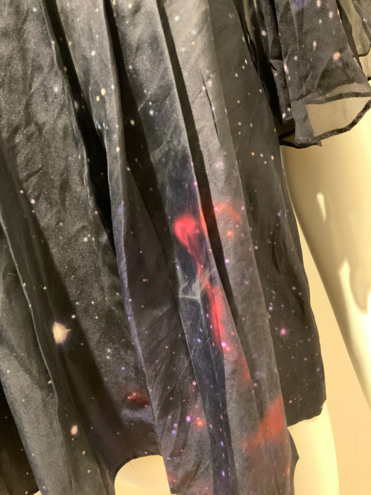 Tina Kalivas Women's Silk Universe Blouse Top Size 8 S small ladies