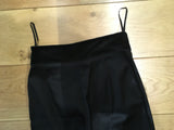 Dolce & Gabbana D&G satin velvet trim straight-leg pants I 40 UK 8 US 4 S ladies