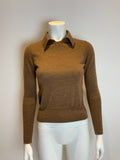 Diane von Furstenberg 2019 Merino Wool Polo Jumper Sweater Size XS ladies