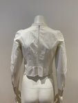 3.1 Phillip Lim Runaway White Embroidered Jacket Size US 2 UK 6 XS ladies