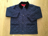 Perry Uniform Navy Quilted Jacket Size 7-8 years children