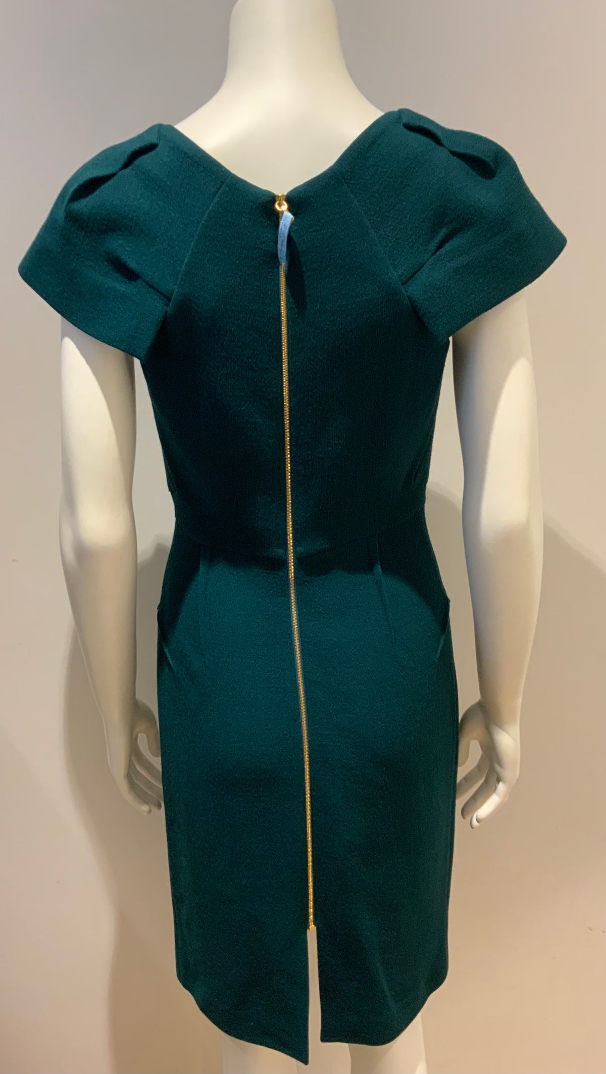 Celebrities favorite gorgeous rm roland mouret scirocco origami teal dress UK 12 ladies