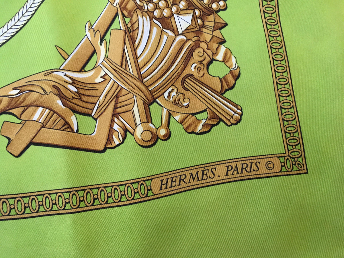 Hermès HERMES SCARF Sésame Design Philippe Ledoux in 1969 Vintage Ladies