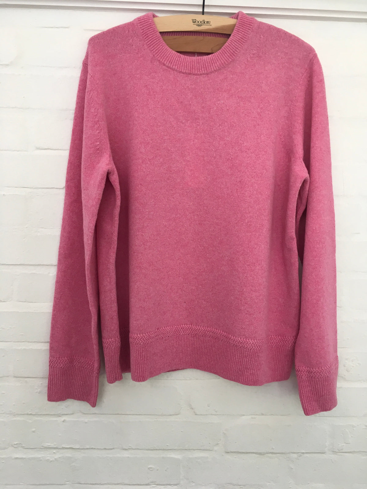 ARKET PINK WOOL KNIT OVERSIZED SWEATER JUMPER Ladies
