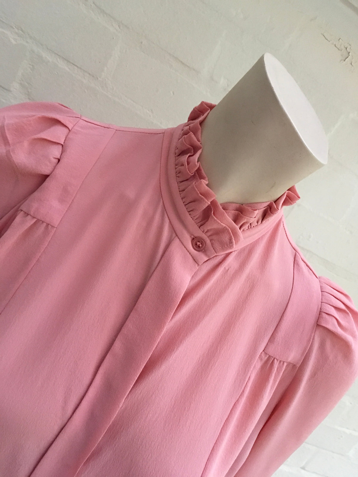 Isabel Marant Sloan Victorian silk shirt pink Ladies
