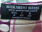 Averardo Bessi Silk Dress Pucci Inspired Amazing Print US 8 I 42 D 36 Ladies