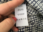 A.P.C. France Loula Silk Blouse Tunic Size F 34 UK 6 US 2 Ladies