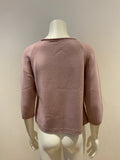 Luisa Spignoli Knit Purple Wool Cropped Jumper Sweater Size M medium ladies