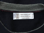 Brunello Cucinelli Men's Cashmere Blend Crew Neck Sweater Jumper Size L large men