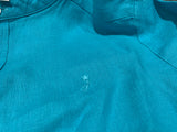 JACADI KIDS Boys' Turquoise Linen Mandarin Collar Shirt 6 years or 12 years children