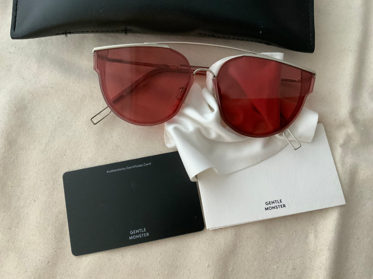Gentle Monster Loe tinted D-frame sunglasses ladies