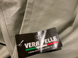 Vera Pelle Taupe Leather Leggings Pants Trousers Size US 8 UK 12 ladies