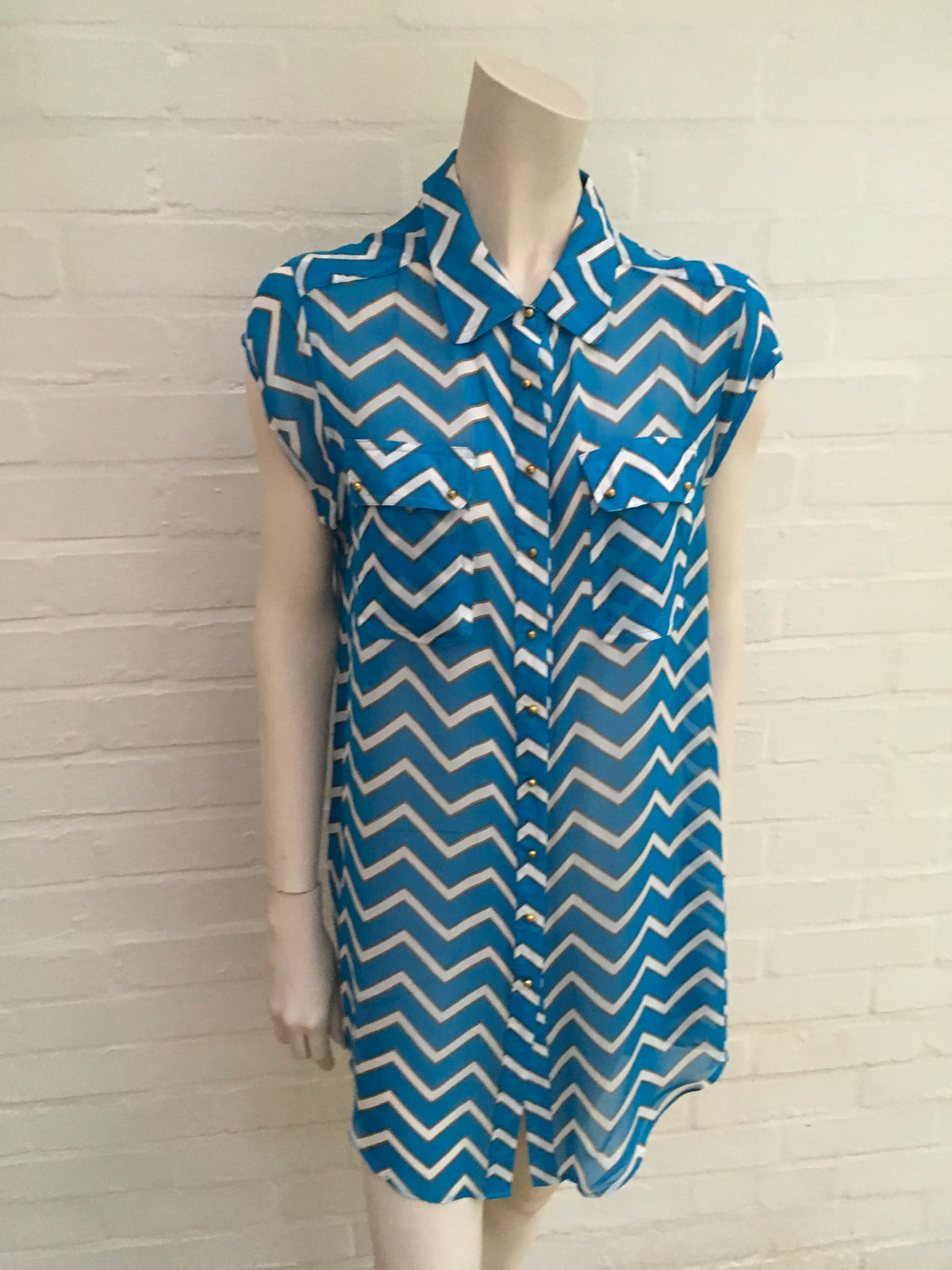 Charlie by Matthew Zink - Charlie printed silk-georgette shirt dress  Ladies