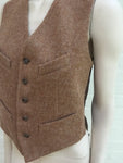 Ralph Lauren Fitted Wool & Alpaca Vest Gilet Waistcoat Ladies