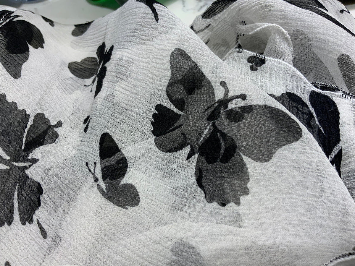 Paul & Joe Silk Black Butterfly Printed Blouse Top Size 1 UK 8 US 4 S small ladies