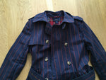 Ralph Lauren Polo Ralph Lauren Striped Trench Navy Girl Coats & Jackets 16years Children