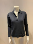MASSIMO DUTTI Pure Mongolian Cashmere POLO KNITTED SWEATER JUMPER XS EXTRA SMALL ladies