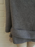 Burberry Prorsum Grey Pure Cashmere Jacket Blazer Coat I 38 US 4 UK 8 Ladies