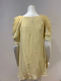 Paul & Joe Sister KARA Silk Chiffon Yellow Dress Size F 38 UK 10 US 6 ladies