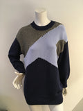 SELF-PORTRAIT Colour Block Knit Jumper Sweater Size M medium ladies