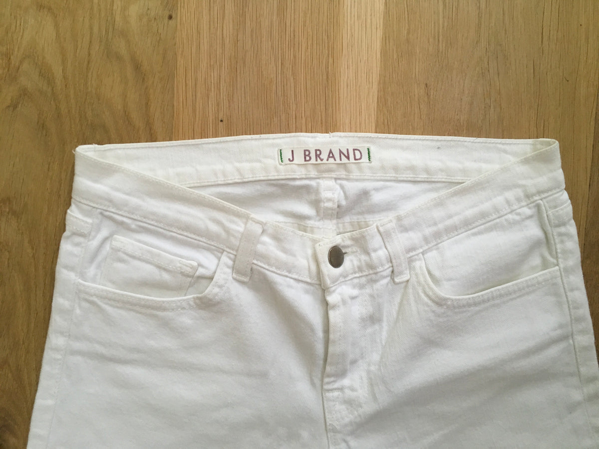 J BRAND White Bermuda Shorts Denim Jeans  Ladies