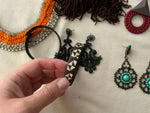 Lot of custom modern jewellery earrings, necklaces, bracelets ladies