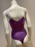 JASMINE DI MILO Purple Silk-charmeuse camisole Top Body Size UK 8 SMALL ladies