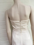 Reiss Womens Vianne bandeau crepe strapless jumpsuit Size UK 4 US 0 ladies