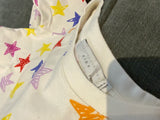 Stella McCartney KIDS Girls' White Multicolour Stars Print Sweatshirt 6 years ladies
