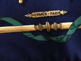 Hermès Ferronnerie Hermes Pocket Square scarf boyfriend 40 cm silk handkerchief Ladies