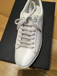 SAINT LAURENT calfskin metallic ayers signature lips sneakers trainers 37.5 ladies