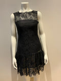 JILL STUART LBD black lace min i Dress Size US 0 UK 2 XXS Most Beautiful ladies