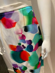 Roland Mouret RUNAWAY Pencil Skirt Multicolor Print UK 12 US 8 ladies
