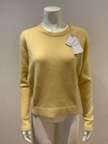 Zadig & Voltaire's Delux Yellow Cashmere Sweater Jumper Size S small ladies