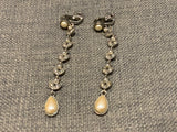 Design Gallery Kent Drop Pearl Silver Earrings ladies