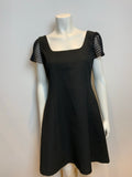 Juliju Elegant Jacquard Little Black Dress Size I 42 US 6 UK 10 ladies