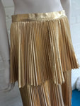 STELLA MCCARTNEY Gold Melody Pleated Skirt  Ladies