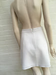 Topshop White Mini Skirt UK 14 US 10 EU 42 ladies