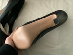 GIANVITO ROSSI black platform pumps heels Size 37.5 UK 4.5 US 7.5 ladies