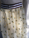 GANNI Women's Bliss embellished tulle maxi skirt ladies