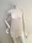 ZARA collection white sleeveless top Size S small MOST WANTED ladies