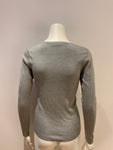 JOSEPH Women's Silk Blend Knit V neck Jumper Sweater Size L large ladies